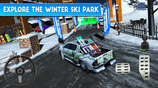 Winter Ski Park: Snow Driver screenshot 1