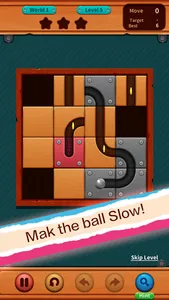 滑动拼图-Roll Ball Unroll Puzzle screenshot 4