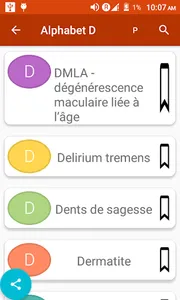 Pleinement Maladie dictionaire screenshot 1