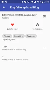 HRfilter - Personal & HR News screenshot 2