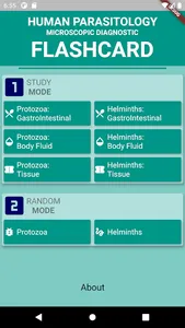 Human Parasitology Flashcard screenshot 1
