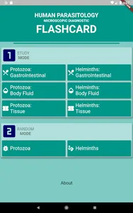 Human Parasitology Flashcard screenshot 5