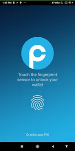 PluraCoin Mobile Wallet screenshot 1