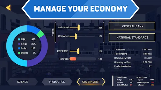 Trade Wars - Economy Simulator screenshot 9