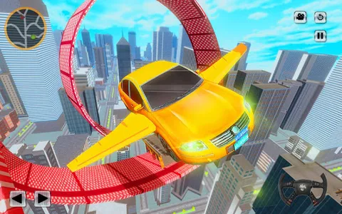 Flying Car Derby Crash Stunts  screenshot 0