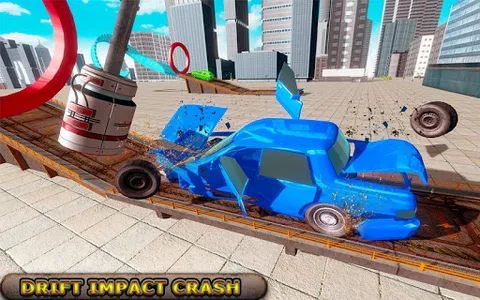 Flying Car Derby Crash Stunts  screenshot 10