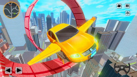 Flying Car Derby Crash Stunts  screenshot 12