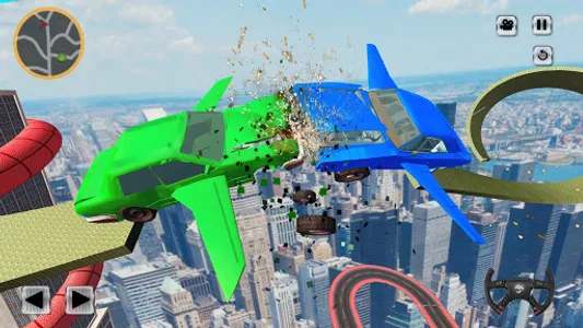 Flying Car Derby Crash Stunts  screenshot 13