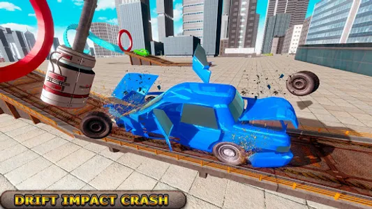 Flying Car Derby Crash Stunts  screenshot 16