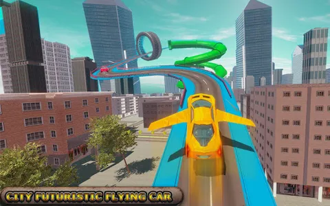 Flying Car Derby Crash Stunts  screenshot 2