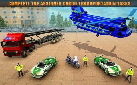 Police Plane Transport Cargo:  screenshot 2