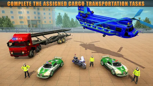 Police Plane Transport Cargo:  screenshot 7