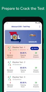 Missouri DOR Permit Practice screenshot 2