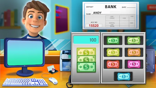 Bank Manager Cashier Games screenshot 1