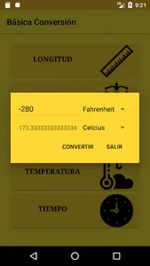 Básica Conversión screenshot 2