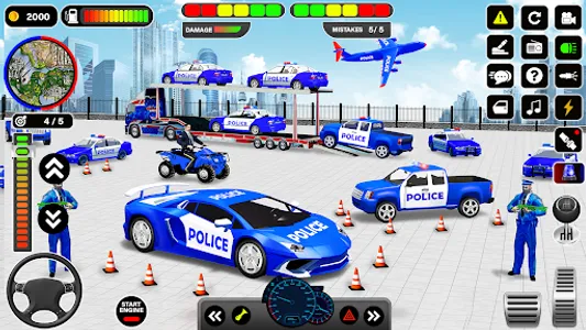 US Police Truck Transport Game screenshot 1