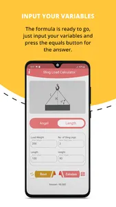 Sling Load Calculator screenshot 2