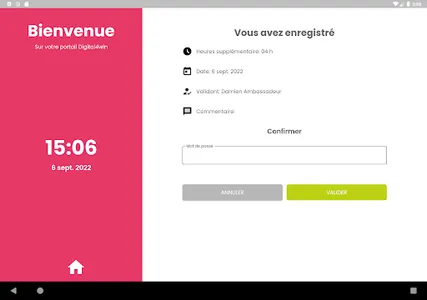 Digital4winPointeuse screenshot 6