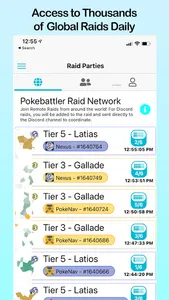 Pokebattler Raid Party screenshot 0