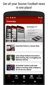 SoonerApp OU Football News screenshot 0