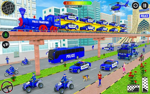 Police Cargo Transport Games screenshot 4