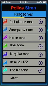 Police Siren Light Sounds screenshot 7