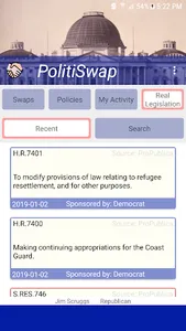 PolitiSwap screenshot 4