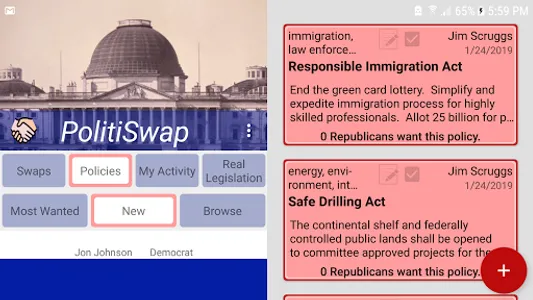 PolitiSwap screenshot 6