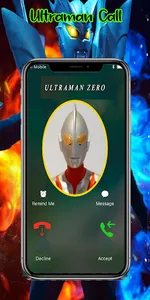 Ultraman Zero fake Call Prank screenshot 6
