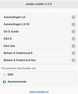 Pindex mobile documentenlijst screenshot 0