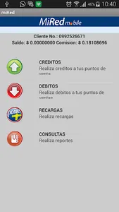 miRed App screenshot 0