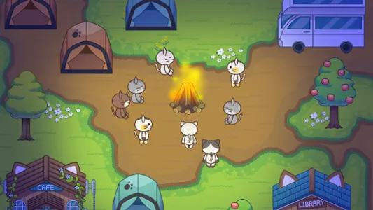 Cat Forest : Healing Camp screenshot 4