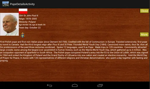 Popes Encyclopedia screenshot 3