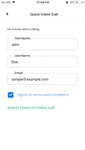 Fortera Video Chat screenshot 1