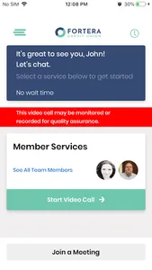 Fortera Video Chat screenshot 2