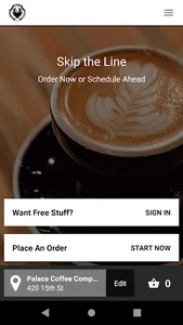 Palace Coffee Company screenshot 1