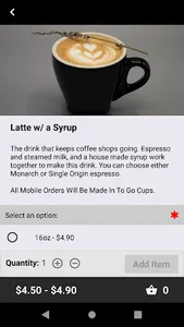 Palace Coffee Company screenshot 2