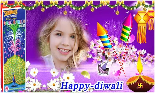 Happy Deepavali Photo Frames screenshot 0