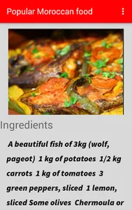 Popular food famous in Morocco screenshot 4