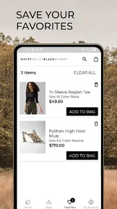 WHBM White House Black Market screenshot 2