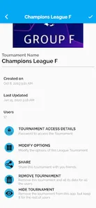 Tournament Manager screenshot 1