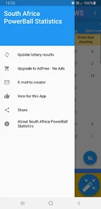 SA Powerball statistics screenshot 6