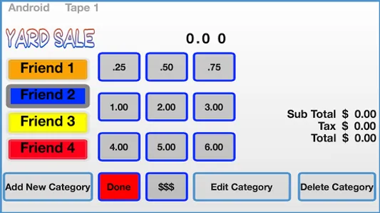 Yard Sale Checkout Register screenshot 3