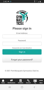 Port Macquarie Gymnastics Club screenshot 2