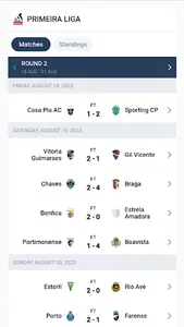 Portuguese League LiveScores screenshot 1