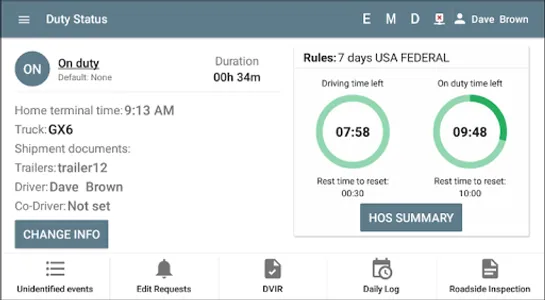 PosiTrace ELD System screenshot 0