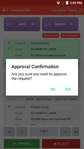 POSOrbis ERP Approval screenshot 4