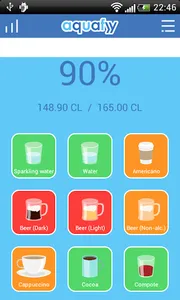 aquafy (water balance app) screenshot 1