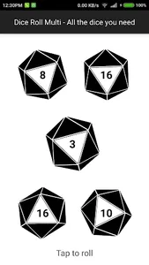 Dice Roller D6, D8, D20, etc screenshot 12