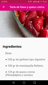 Postres caseros sin horno screenshot 2